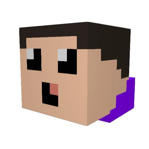 schwabscabs Minecraft avatar head, 3D render