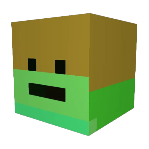 schwarzeKatze7 Minecraft avatar head, 3D render
