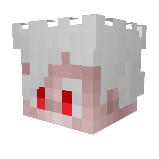 schwebs555 Minecraft avatar head, 3D render