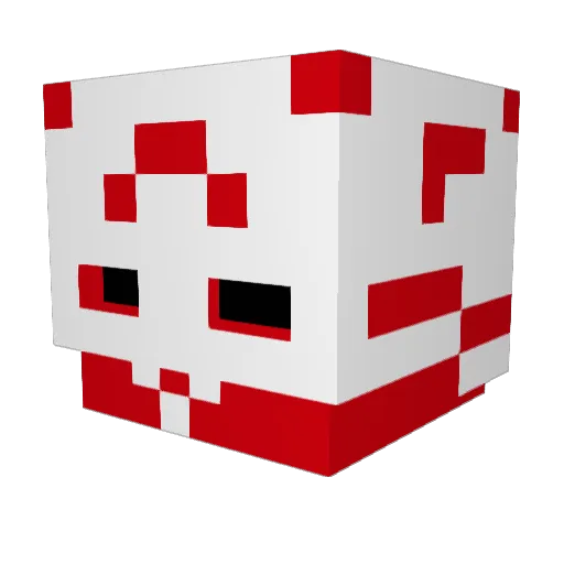 schweizerwurst Minecraft avatar head, 3D render