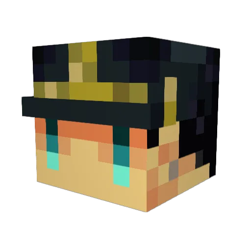 science11 Minecraft avatar head, 3D render