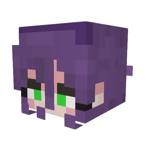 science_cat_525 Minecraft avatar head, 3D render