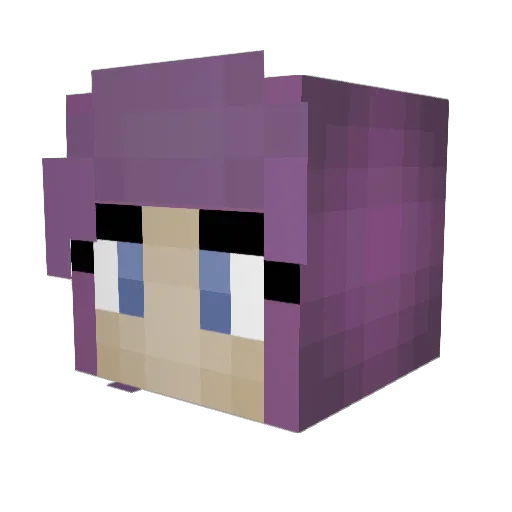scipscie Minecraft avatar head, 3D render