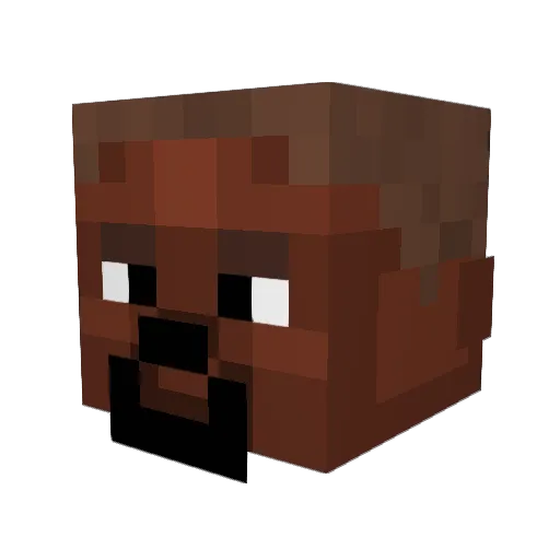 scism6993 Minecraft avatar head, 3D render