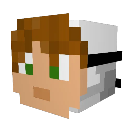 scjntille Minecraft avatar head, 3D render