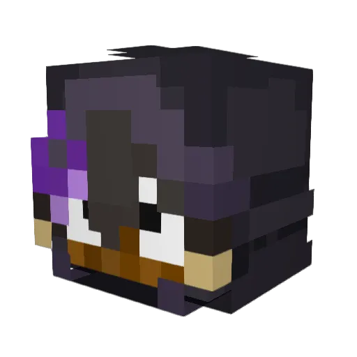 sckarmen Minecraft avatar head, 3D render