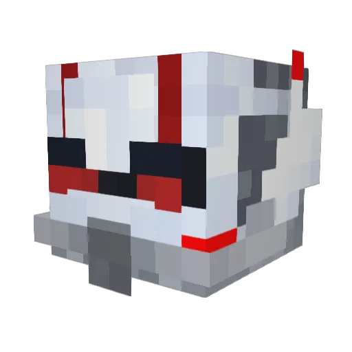 scmuu Minecraft avatar head, 3D render