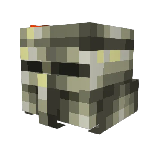 sco0g Minecraft avatar head, 3D render