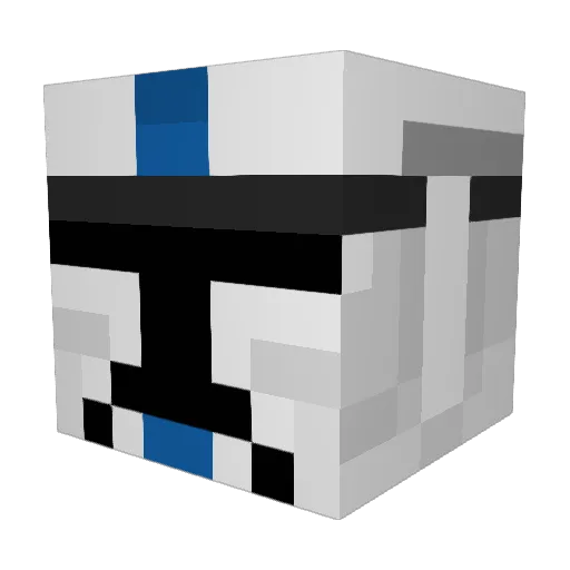 scobers Minecraft avatar head, 3D render