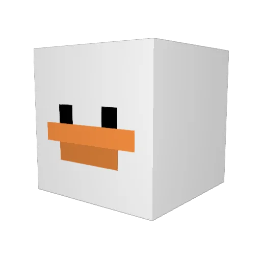 scofiemarka Minecraft avatar head, 3D render