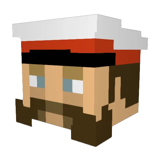 scoobster_85 Minecraft avatar head, 3D render