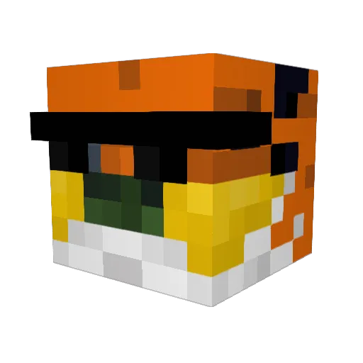 scooby_doo74 Minecraft avatar head, 3D render