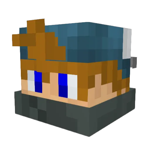 scoobyc Minecraft avatar head, 3D render