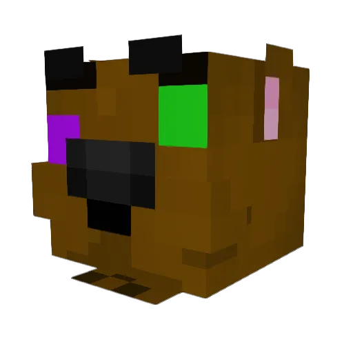 scoobystinkz Minecraft avatar head, 3D render