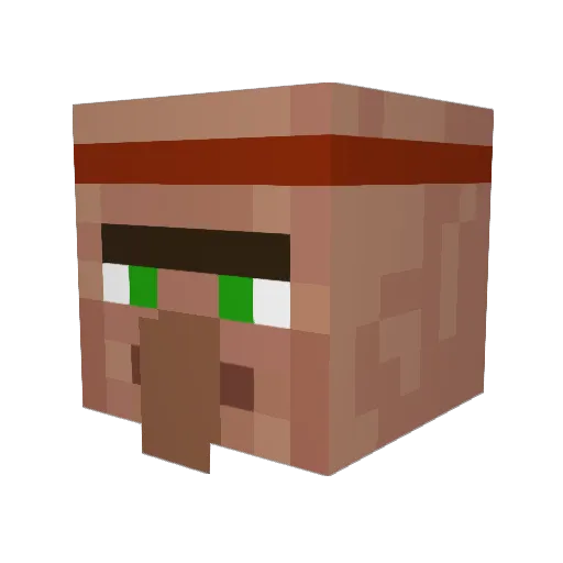 scoopdoopdop Minecraft avatar head, 3D render