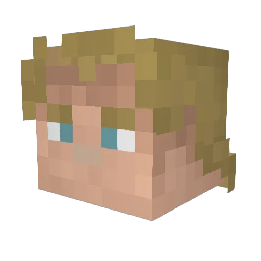 scooptywoopty69 Minecraft avatar head, 3D render