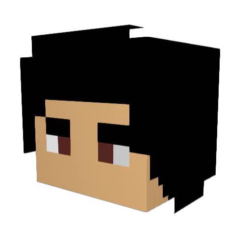 scoopy11 Minecraft avatar head, 3D render