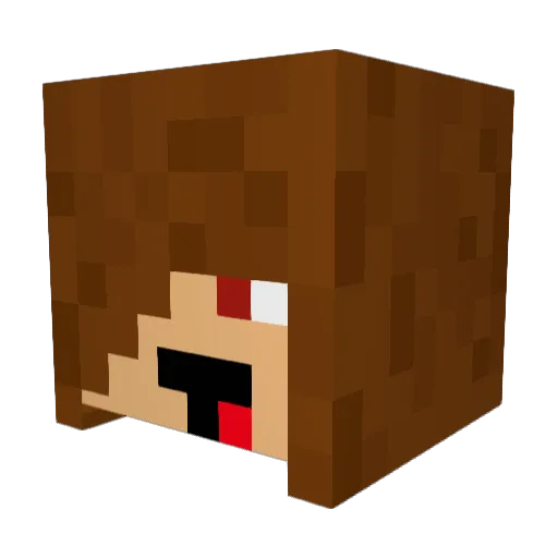 scooterMAD999 Minecraft avatar head, 3D render