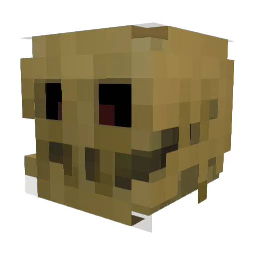 scooteraankle Minecraft avatar head, 3D render