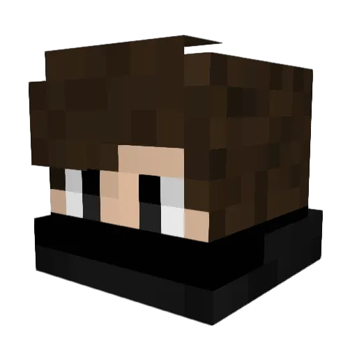 scopzzz9 Minecraft avatar head, 3D render