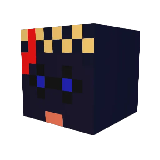 scorliss1234 Minecraft avatar head, 3D render
