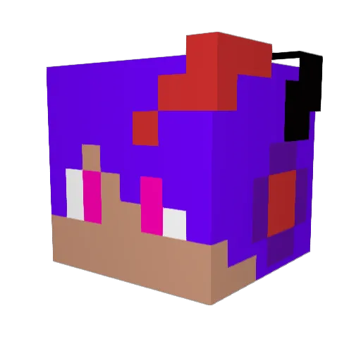 scorpian1112 Minecraft avatar head, 3D render