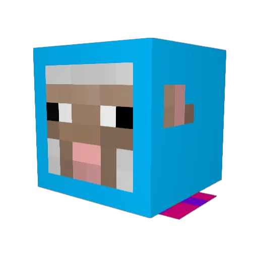 scorpio_ljs Minecraft avatar head, 3D render