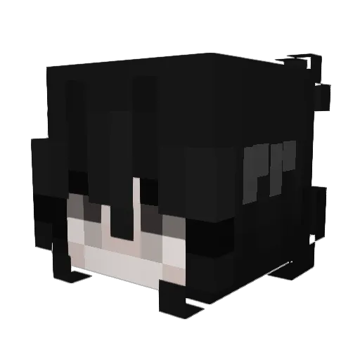 scorpioma Minecraft avatar head, 3D render