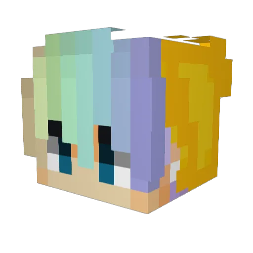 scorpion0515 Minecraft avatar head, 3D render