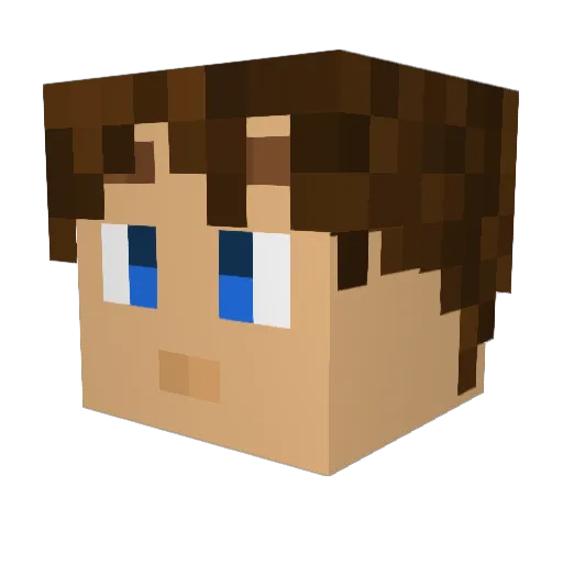 scorpion10560 Minecraft avatar head, 3D render