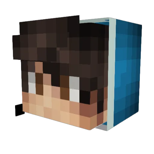 scorpiontron1 Minecraft avatar head, 3D render