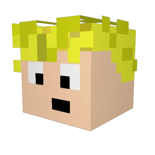 scosgrove25 Minecraft avatar head, 3D render