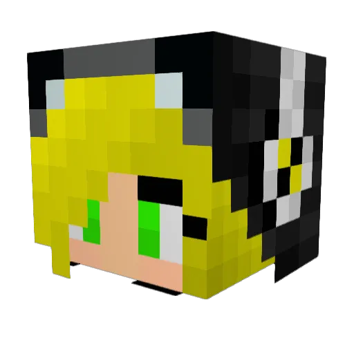 scotch60 Minecraft avatar head, 3D render