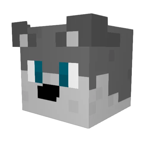 scothdk Minecraft avatar head, 3D render