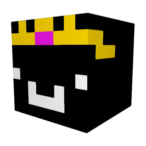 scotoscope Minecraft avatar head, 3D render