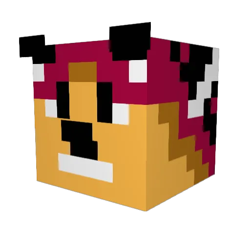scott1827 Minecraft avatar head, 3D render