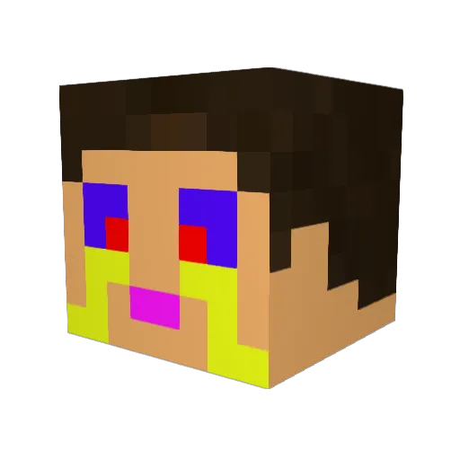 scott6194 Minecraft avatar head, 3D render