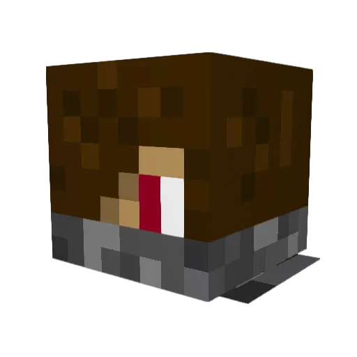 scott_mechanic Minecraft avatar head, 3D render