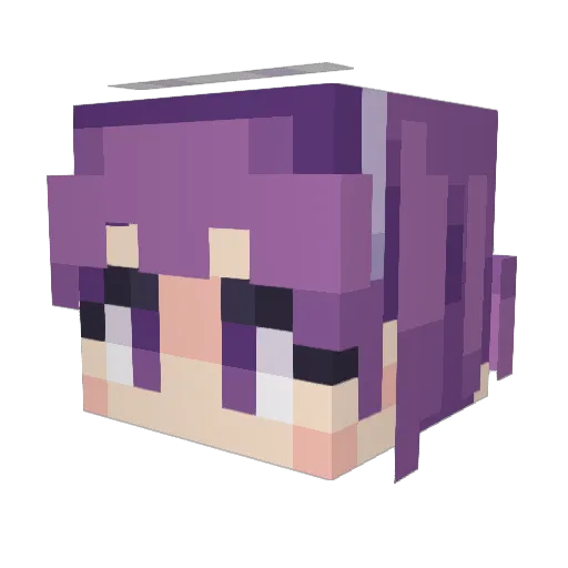 scott_pilgram Minecraft avatar head, 3D render
