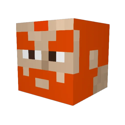 scottbig19 Minecraft avatar head, 3D render