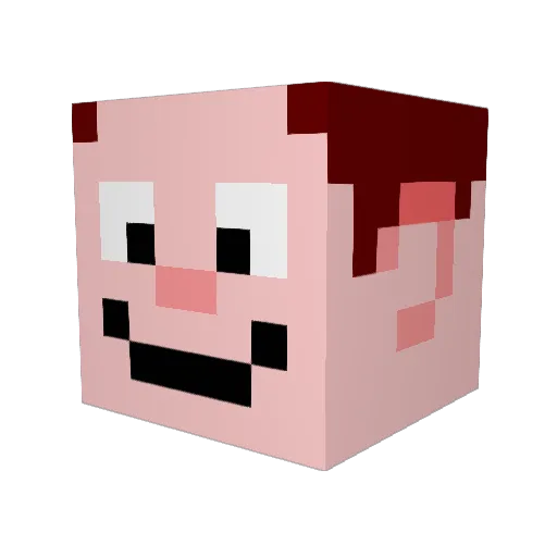 scottboyce7 Minecraft avatar head, 3D render