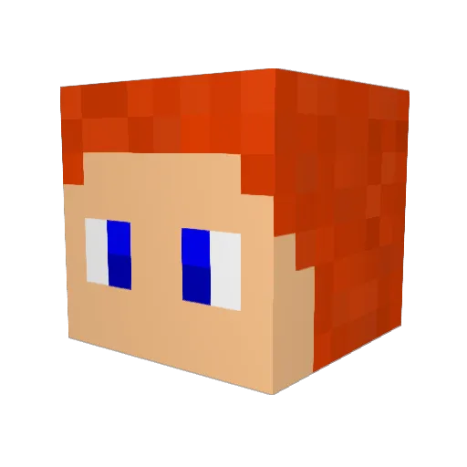 scottbrick99 Minecraft avatar head, 3D render