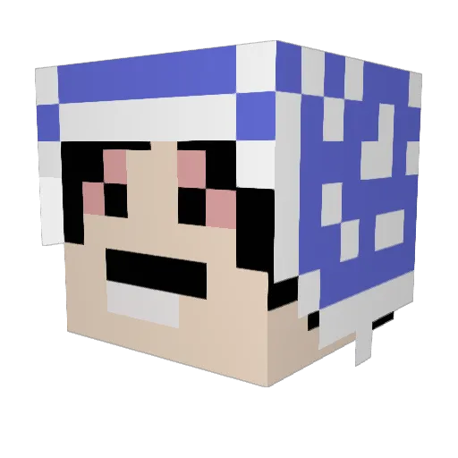 scottchwhiskey Minecraft avatar head, 3D render