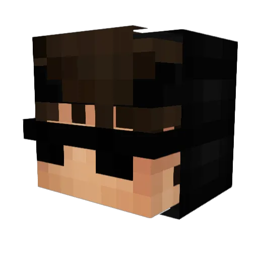 scottygoesastro Minecraft avatar head, 3D render