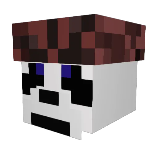 scottypotpie Minecraft avatar head, 3D render