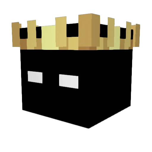 scoudx Minecraft avatar head, 3D render
