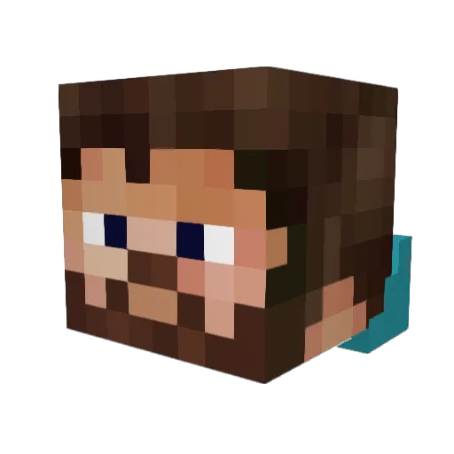 scouter67 Minecraft avatar head, 3D render