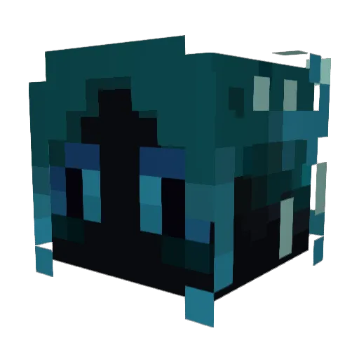 scoutshroom Minecraft avatar head, 3D render