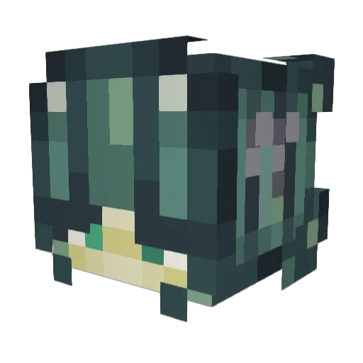scr1pt_kiddie Minecraft avatar head, 3D render