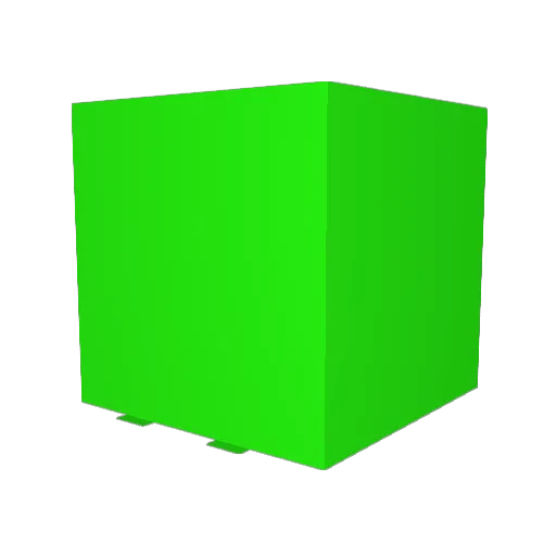 scr4mbl3s Minecraft avatar head, 3D render